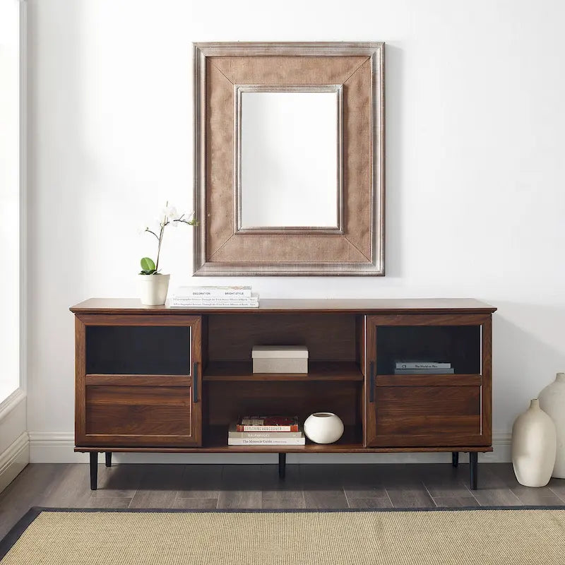 Middlebrook Jularbo 58-Inch Dual-Door Split Panel TV Stand