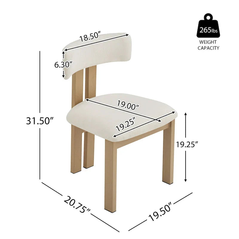 Set of 4 Astura Upholstered Dining Chairs with Iron Frame by Christopher Knight Home