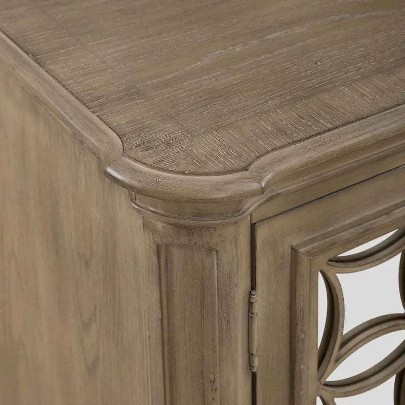 Magnolia Manor Mirrored TV Stand for Entertainment - Available in 2 Finishes