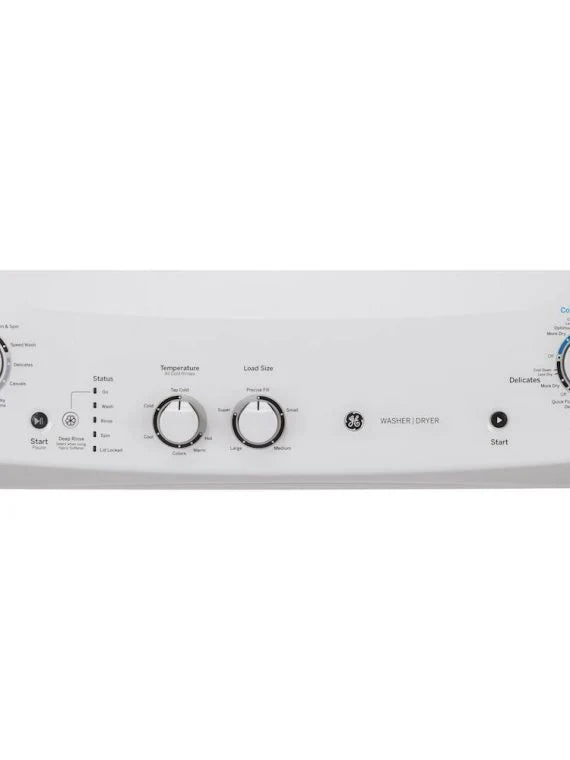 2025 3.8 Cu. Ft. Top Load Washer and 5.9 Cu. Ft. Electric Dryer Laundry Center – White