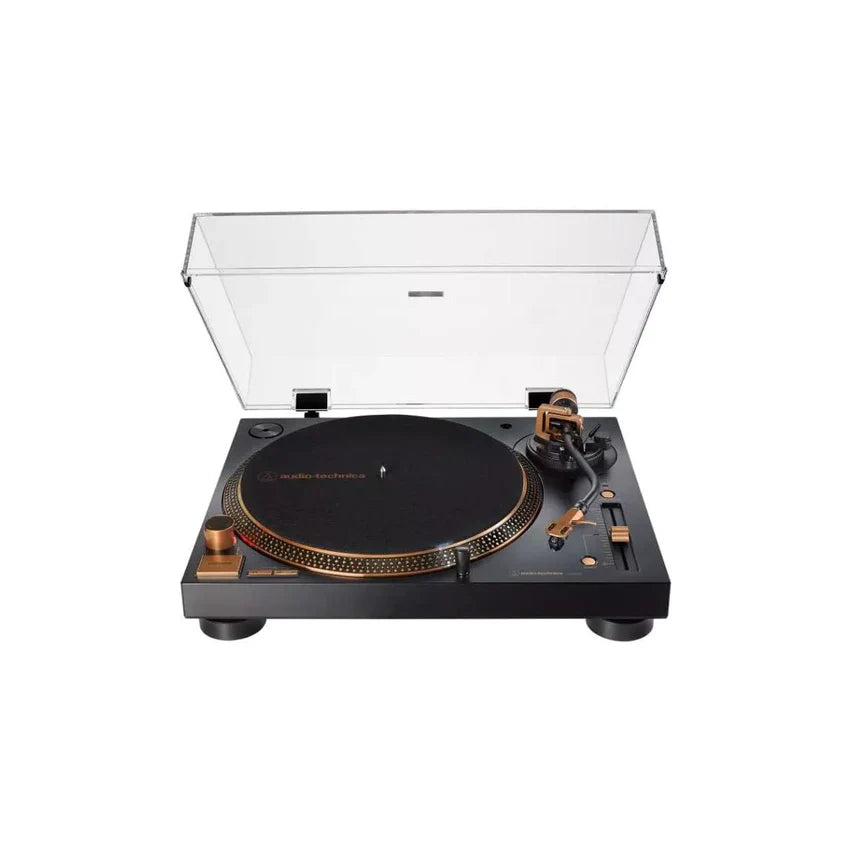 Audio Technica AT-LP120XUSB-BZ Direct Drive USB Turntable, Bronze – 3-Speed Vinyl Player with Built-in Preamp and Digital Conversion