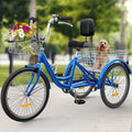 26 Adult Tricycle 3 Wheel Bikes 7 Speed Trike Bike