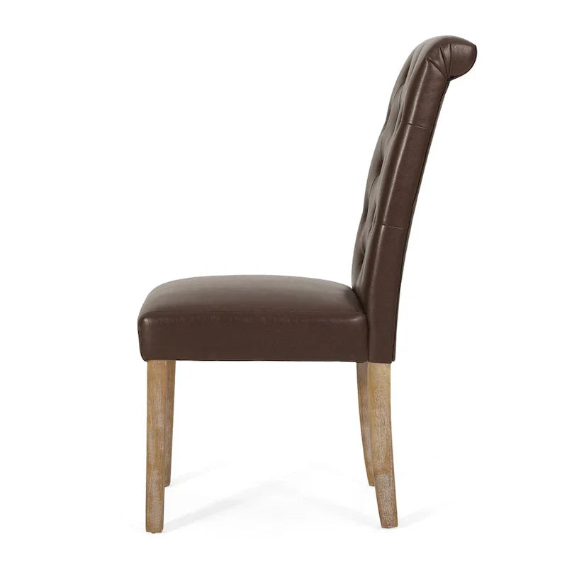 Set of 6 Aruda Upholstered Dining Chairs by Christopher Knight Home