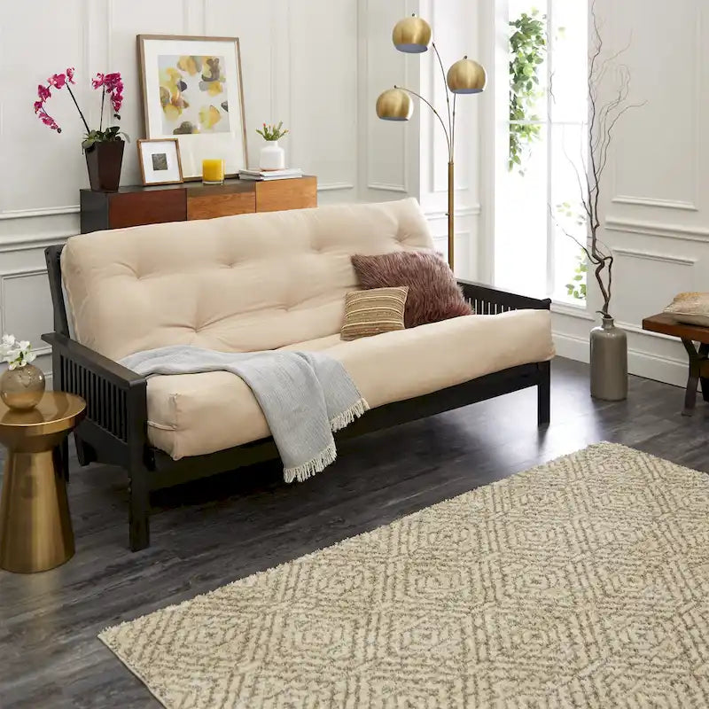 TruPedic Full Granite Grey 12-inch Futon Mattress