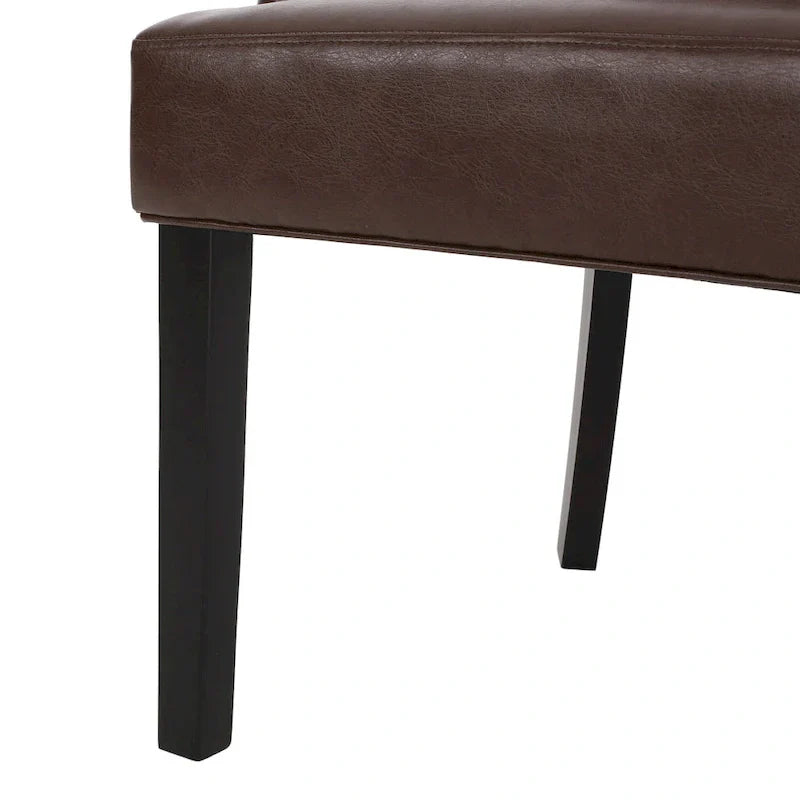 Set of 2 Cheney Tufted Dining Chairs by Christopher Knight Home