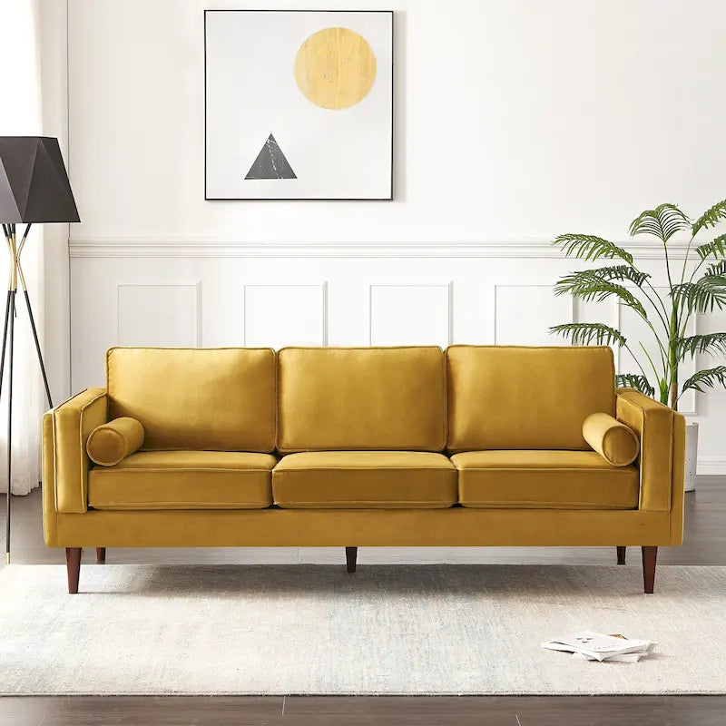 Lavinia Mid-Century Modern Sofa for Living Room - Dimensions: 33 x 88 x 34 inches