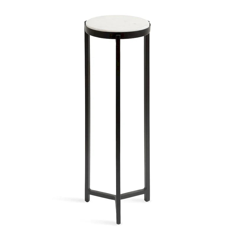 Kate and Laurel Aguilar Glamorous Drink Table - 9x9x23 Inches