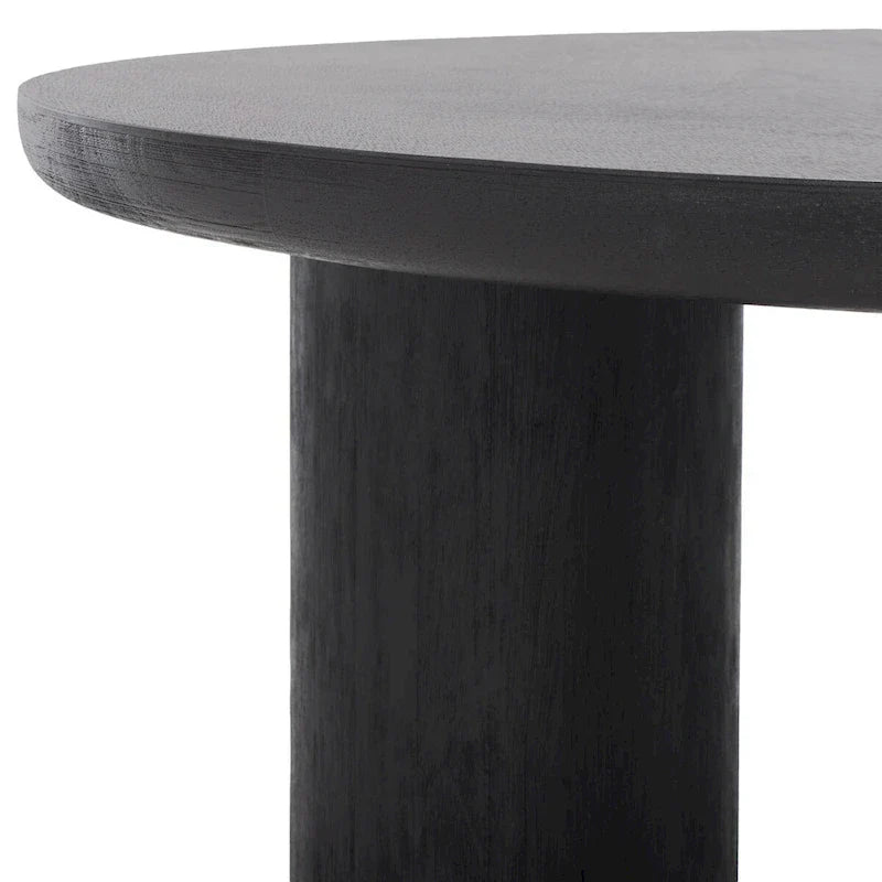 SAFAVIEH Home Mork Round Coffee Table with 3 Legs - 40" W x 40" D x 18" H