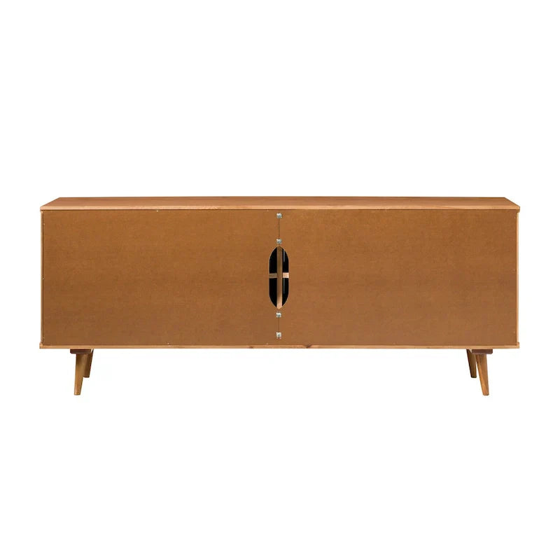 Mid-Century Modern Solid Wood TV Console by Middlebrook