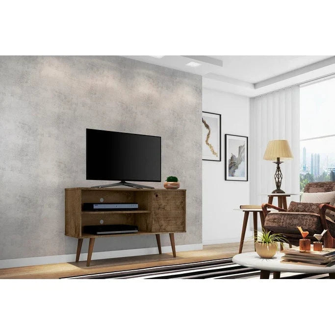 Mid-Century Modern Liberty Dual-Shelf TV Console