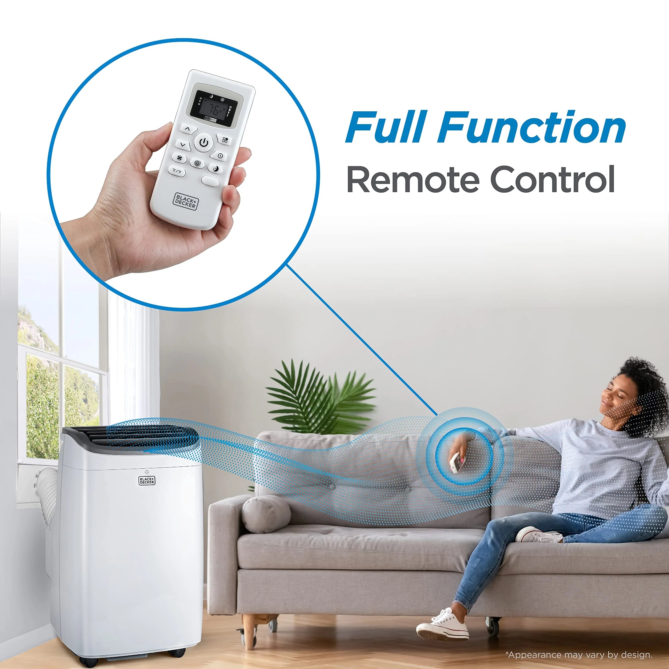 BLACK+DECKER 8,000 BTU Portable Air Conditioner up to 350 Sq.Ft