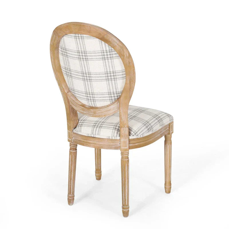 Set of 2 Phinnaeus French Country Fabric Dining Chairs by Christopher Knight Home
