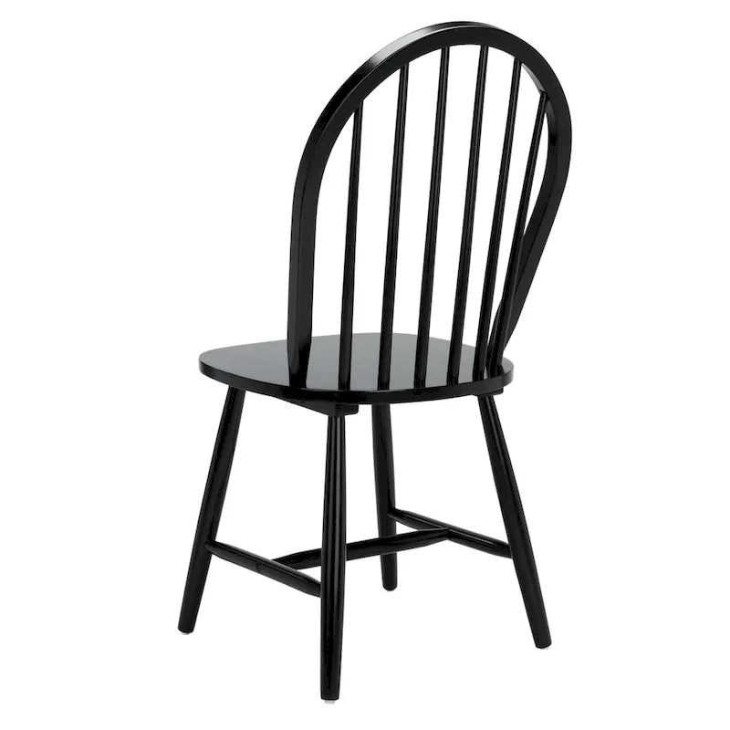 Set of 2 SAFAVIEH Delcie Oval Back Spindle Dining Chairs - Dimensions: 17.9" x 19.7" x 37"