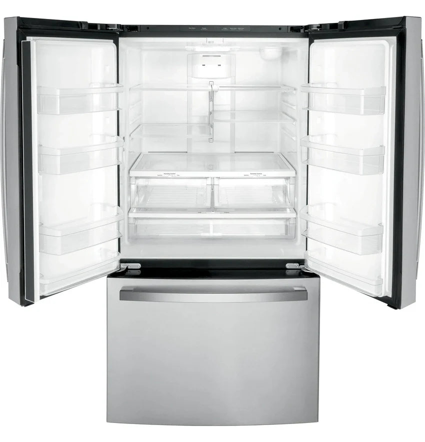 GE 27.0 Cu. ft. Fingerprint Resistant Stainless Steel French Door Refrigerator