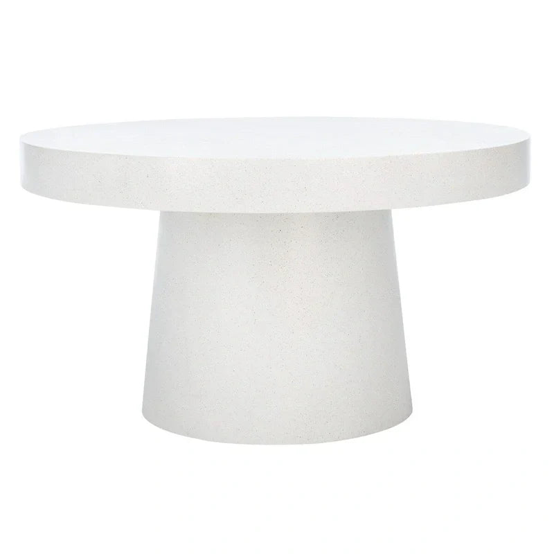 SAFAVIEH Berenice Round Coffee Table - Paper Mache - Dimensions: 31.6" W x 31.6" L x 17.8" H