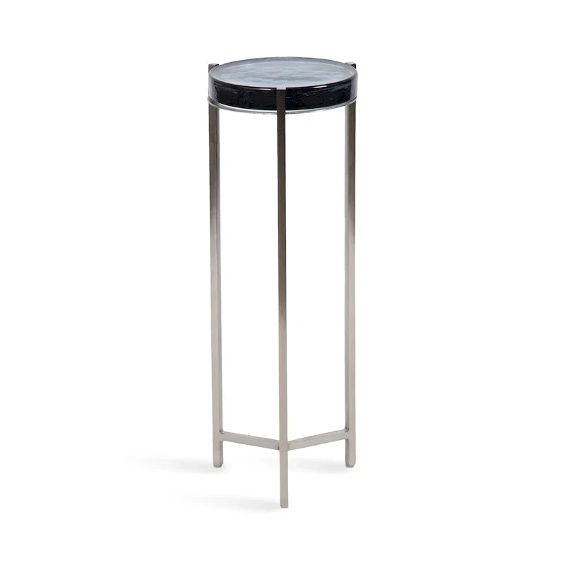 Kate and Laurel Aguilar Glamorous Drink Table - 9x9x23 Inches