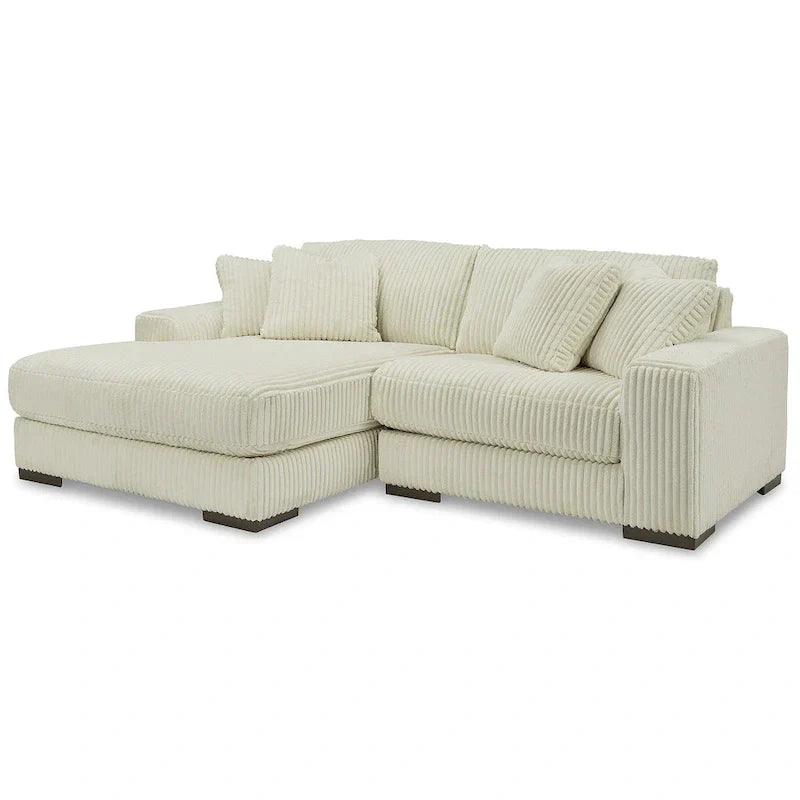 Signature Design by Ashley Lindyn 2-Piece Sectional Sofa with Chaise - Dimensions: 102W x 70D x 38H