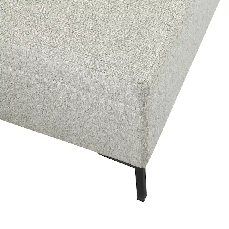 HomePop Metal-Leg Storage Bench