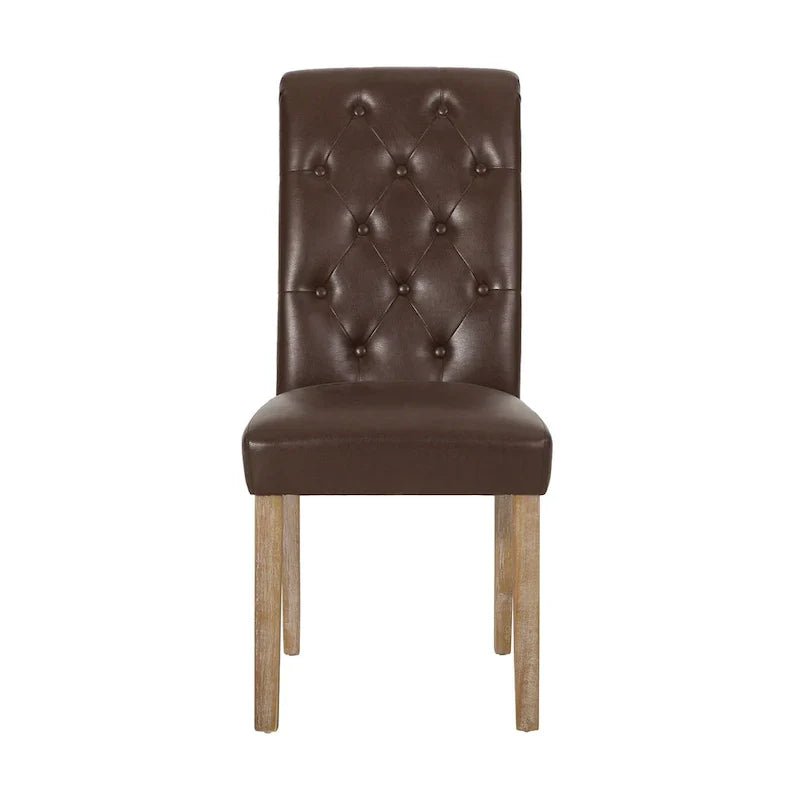 Set of 2 Aruda Upholstered Dining Chairs by Christopher Knight Home
