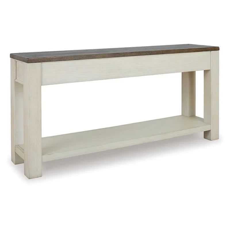 Signature Design by Ashley Bolanburg Rustic Farmhouse Sofa Table