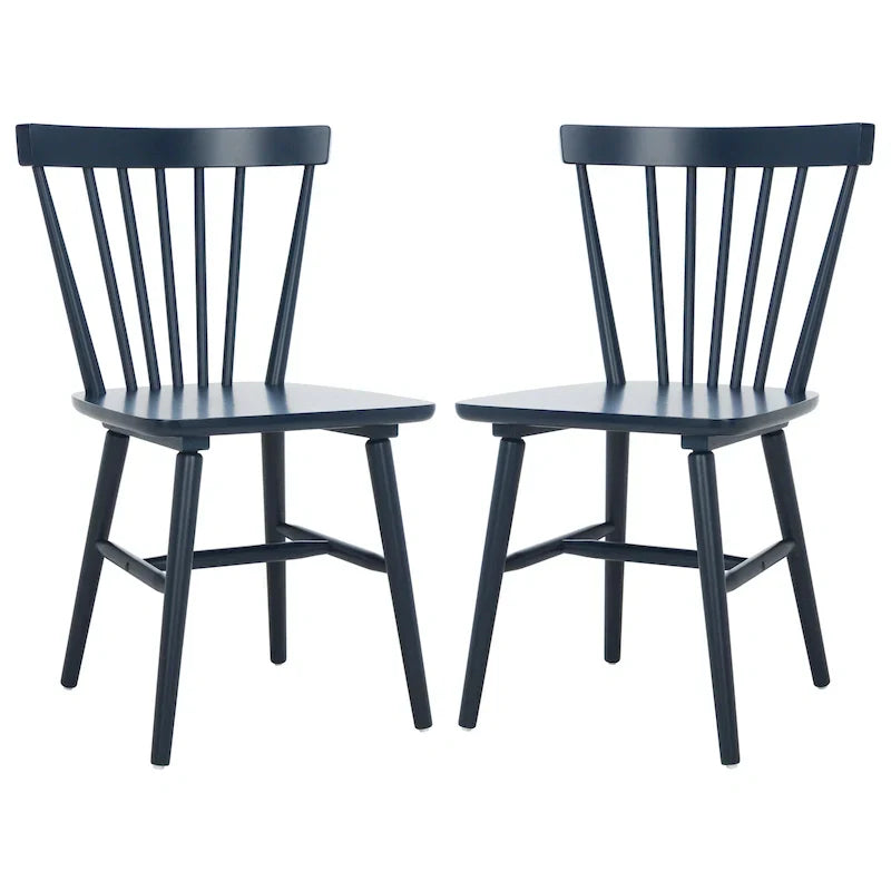 SAFAVIEH Signa Spindle Farmhouse Dining Chair Set (2 Chairs) - Dimensions: 20" W x 20" D x 33" H