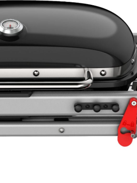 2025 Weber – Traveler Portable Gas Grill – Black