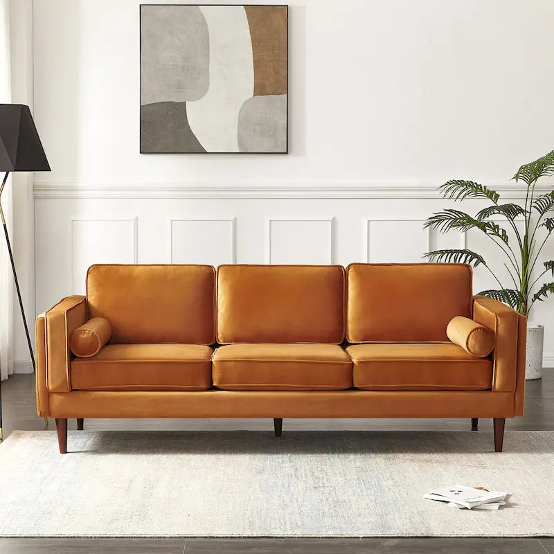 Lavinia Mid-Century Modern Sofa for Living Room - Dimensions: 33 x 88 x 34 inches
