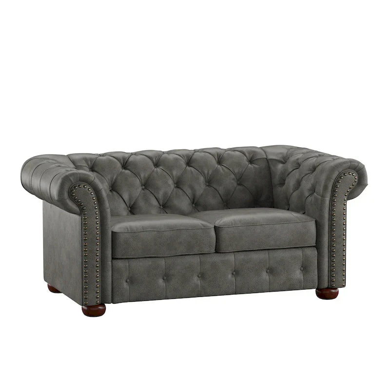 iNSPIRE Q Artisan Knightsbridge Tufted Chesterfield Loveseat