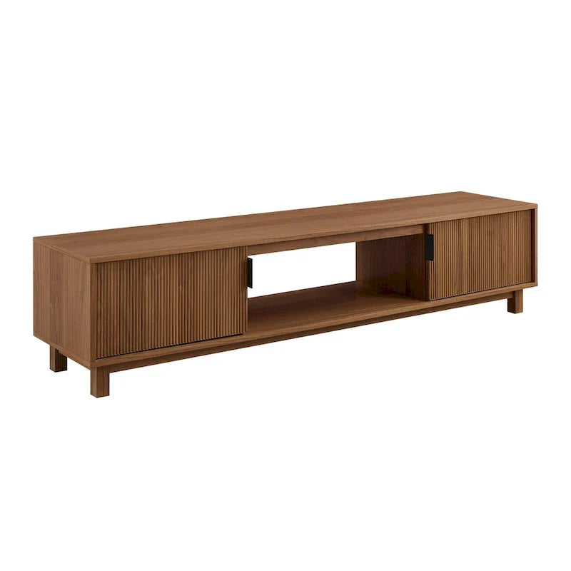 Middlebrook Designs Contemporary 70-Inch TV Stand with Fluted Doors