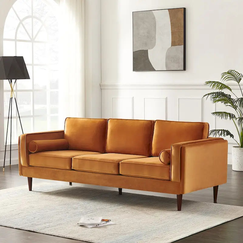 Lavinia Mid-Century Modern Sofa for Living Room - Dimensions: 33 x 88 x 34 inches
