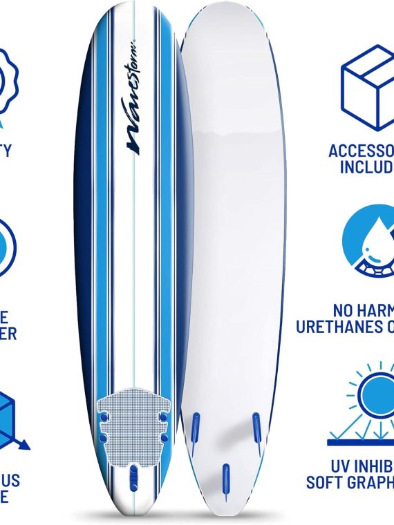 2025 Wavestorm 8ft Classic Longboard Surfboard