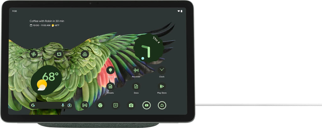 Google - Pixel Tablet with Charging Speaker Dock - 11" Android Tablet - 256GB - Wi-Fi - Hazel