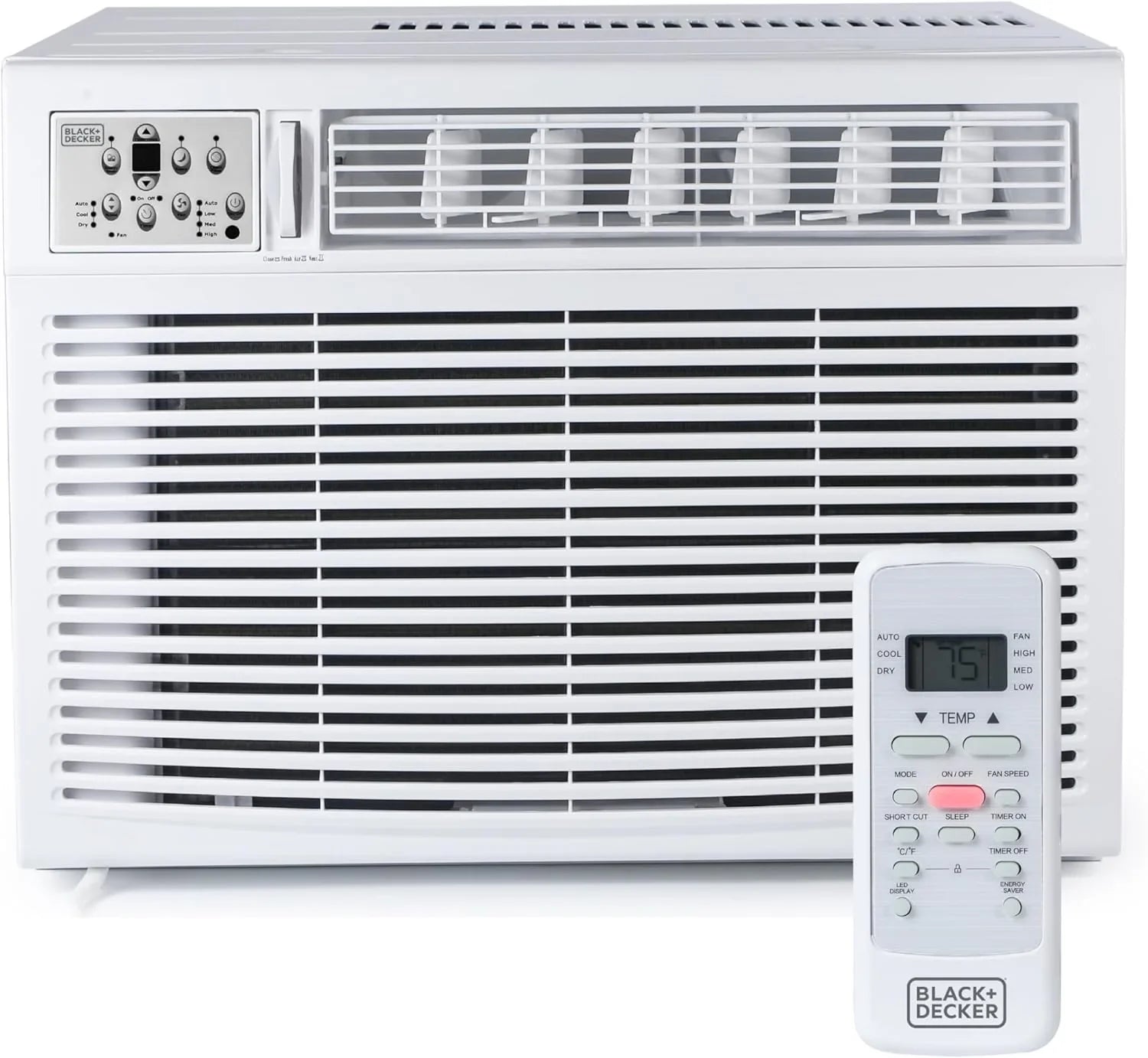 BLACK+DECKER Window Air Conditioner 12000 BTU, AC Window Unit Cools