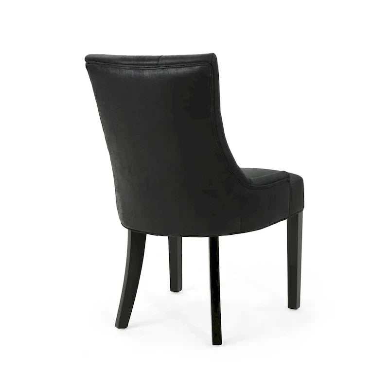 Set of 4 Contemporary Tufted Dining Chairs - Hayden Collection by Christopher Knight Home