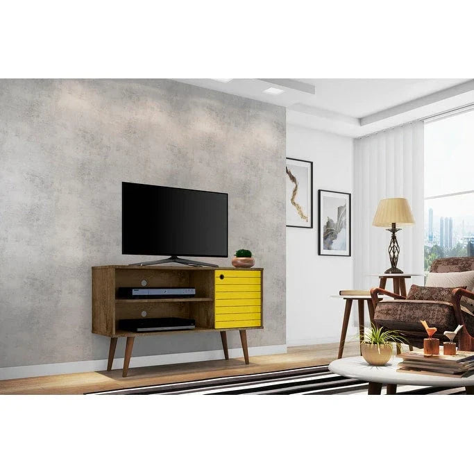 Mid-Century Modern Liberty Dual-Shelf TV Console