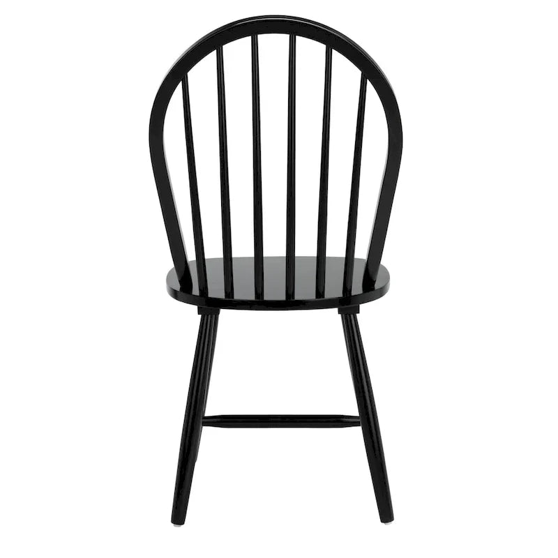 Set of 2 SAFAVIEH Delcie Oval Back Spindle Dining Chairs - Dimensions: 17.9" x 19.7" x 37"