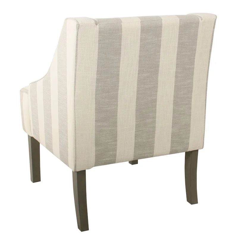 HomePop Classic Swoop Arm Accent Chair" can be rewritten as "HomePop Elegant Swoop Arm Accent Chair.