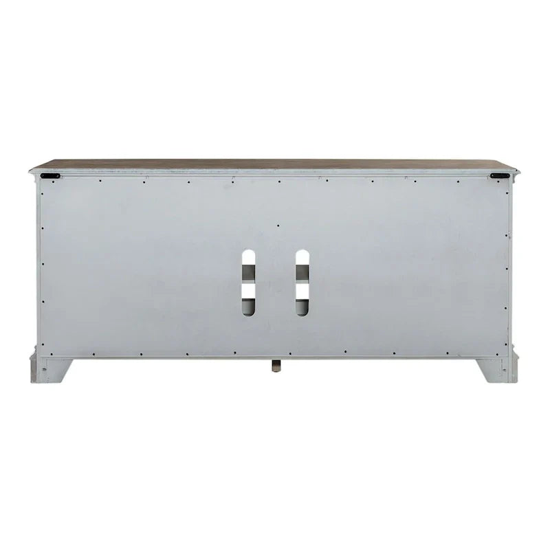 Magnolia Manor Mirrored TV Stand for Entertainment - Available in 2 Finishes