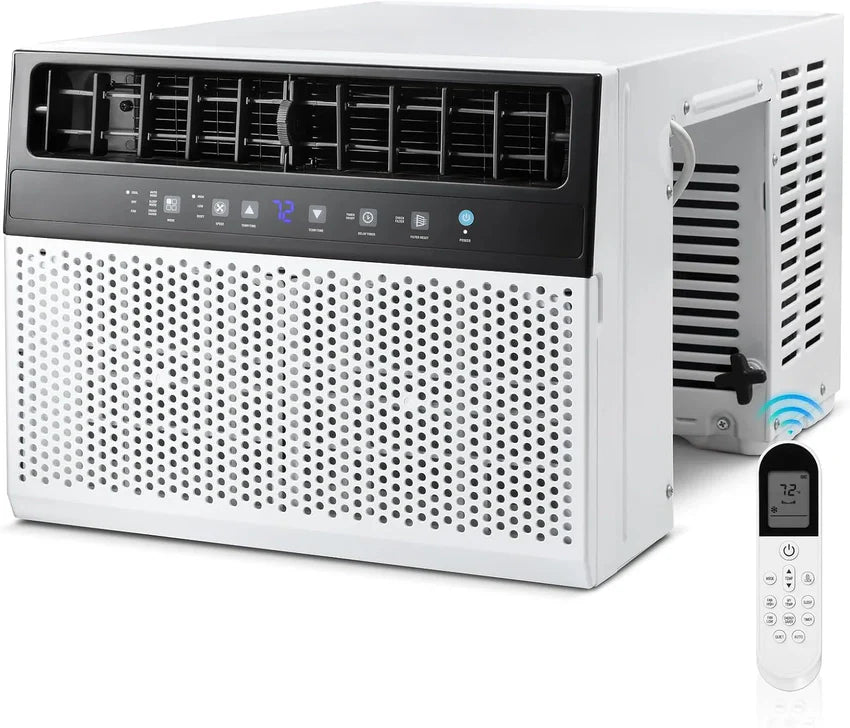 Antarctic Star 12,000 BTU U-Shaped Window Air Conditioner Unit Cools up to 550 Sq.Ft. with 6 Modes 24H Timer, Ultra Quiet Window AC Units