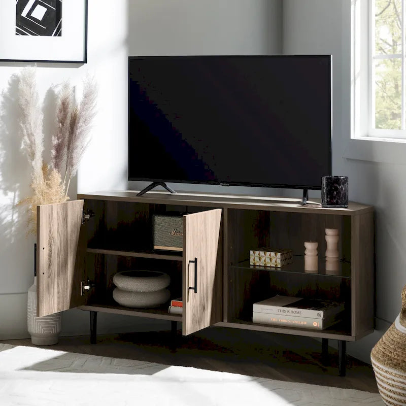 Middlebrook Esbo 48-Inch Corner Television Stand