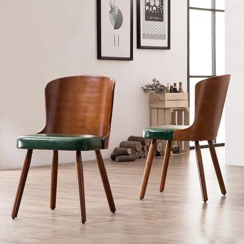 Set of 2 Mid-Century Modern Dining Chairs by Corvus Calvados