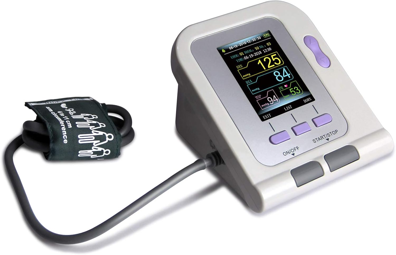 2025 Contec08A Vet Veterinary Animal Use Blood Pressure Monitor 3 Cuffs 6-11CM 10-19CM 18-26 CM