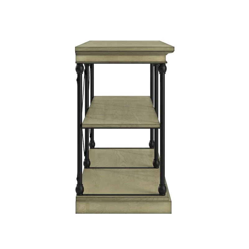 iNSPIRE Q Artisan Barnstone Iron and Wood Entryway Console Table