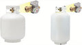 Pound Steel Propane Tank Cylinder with OPD Valve and Built-in Gauge, 20 lb