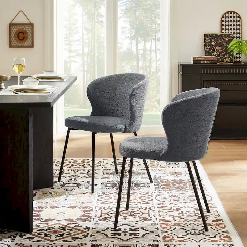 Set of 2 Modern Dining Chairs by Art Leon