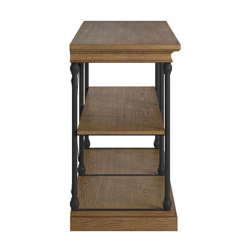 iNSPIRE Q Artisan Barnstone Iron and Wood Entryway Console Table