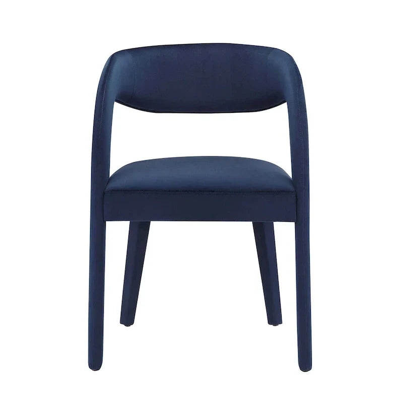 Set of Two Pinnacle Performance Velvet Dining Chairs