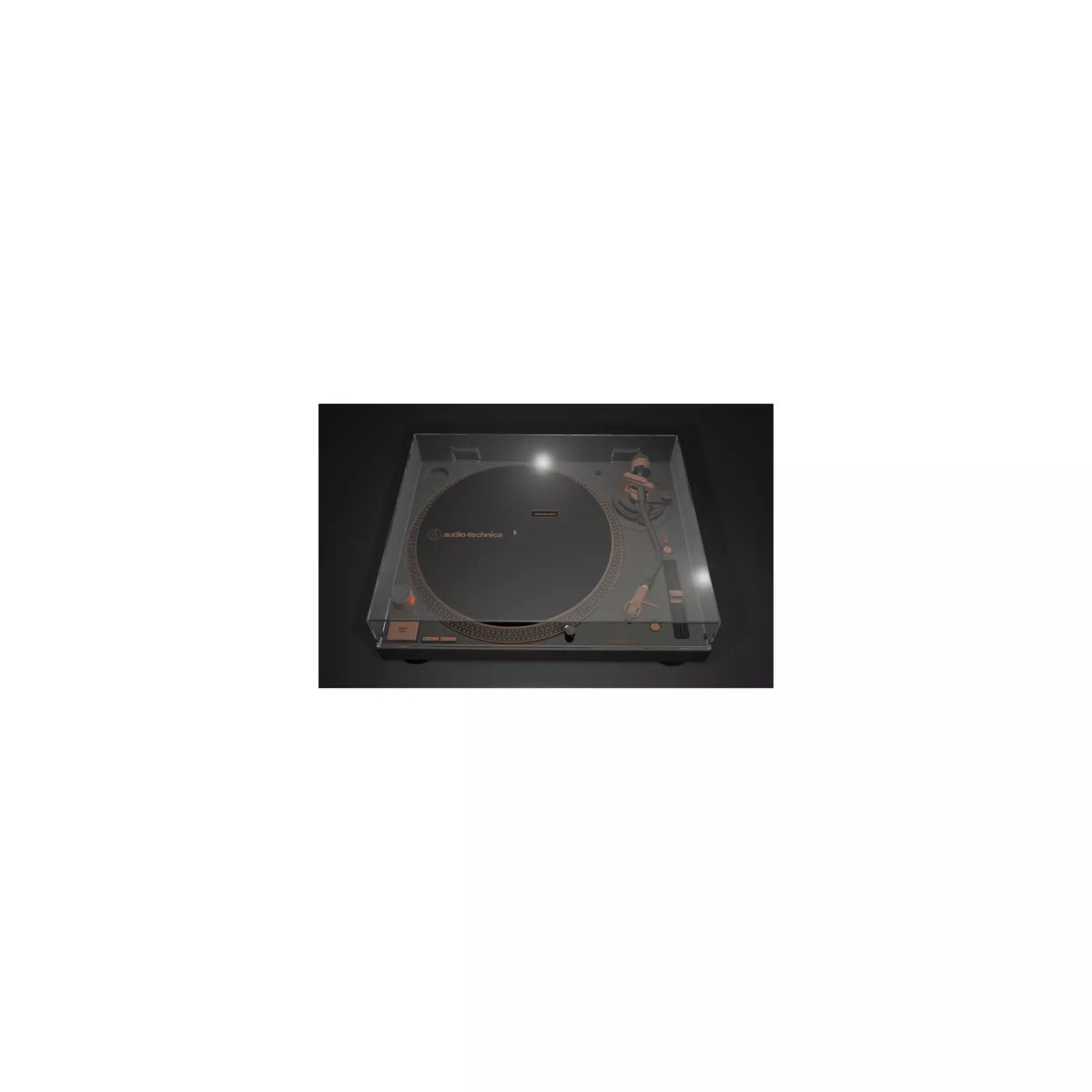 Audio Technica AT-LP120XUSB-BZ Direct Drive USB Turntable, Bronze – 3-Speed Vinyl Player with Built-in Preamp and Digital Conversion