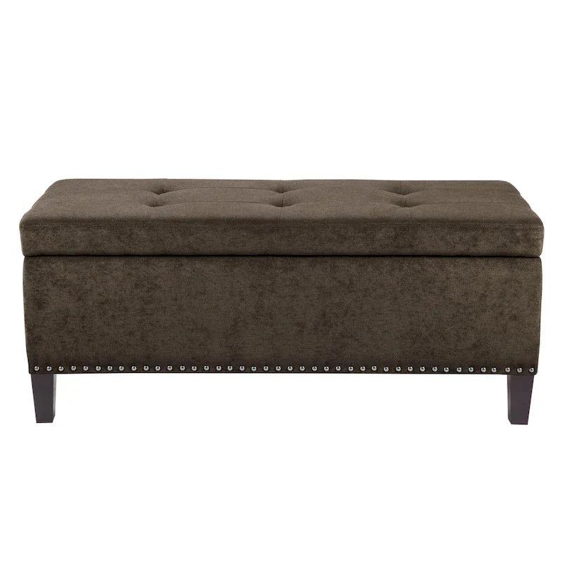 Madison Park Shandra II Tufted Soft Close Storage Bench