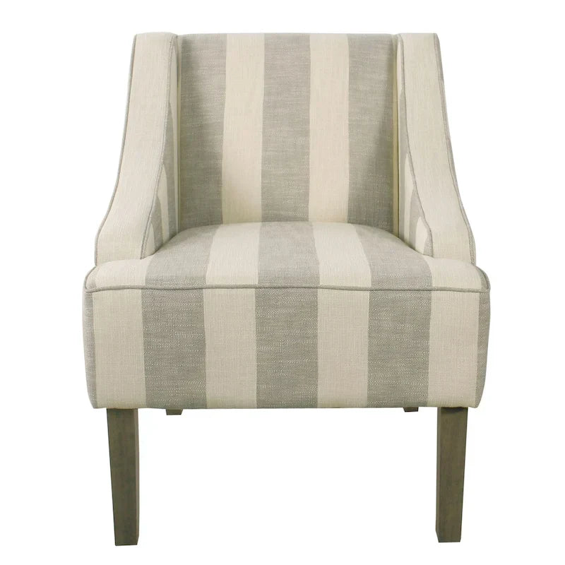 HomePop Classic Swoop Arm Accent Chair" can be rewritten as "HomePop Elegant Swoop Arm Accent Chair.